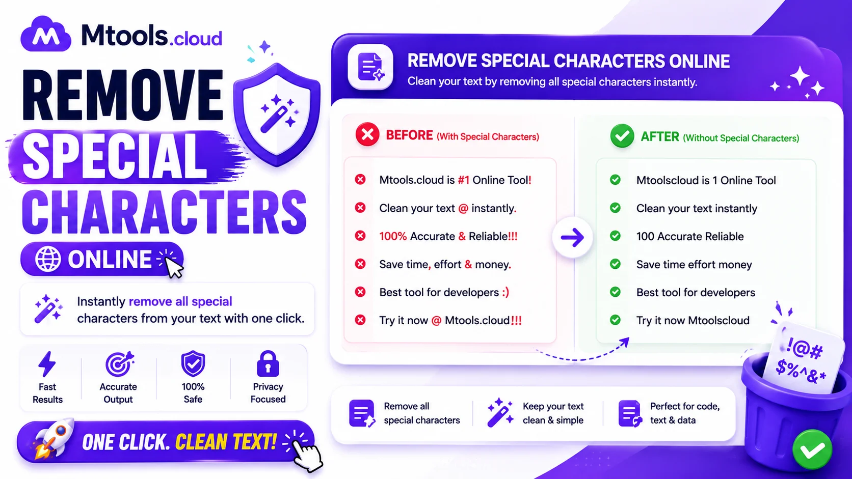 Remove Special Characters Online Tool