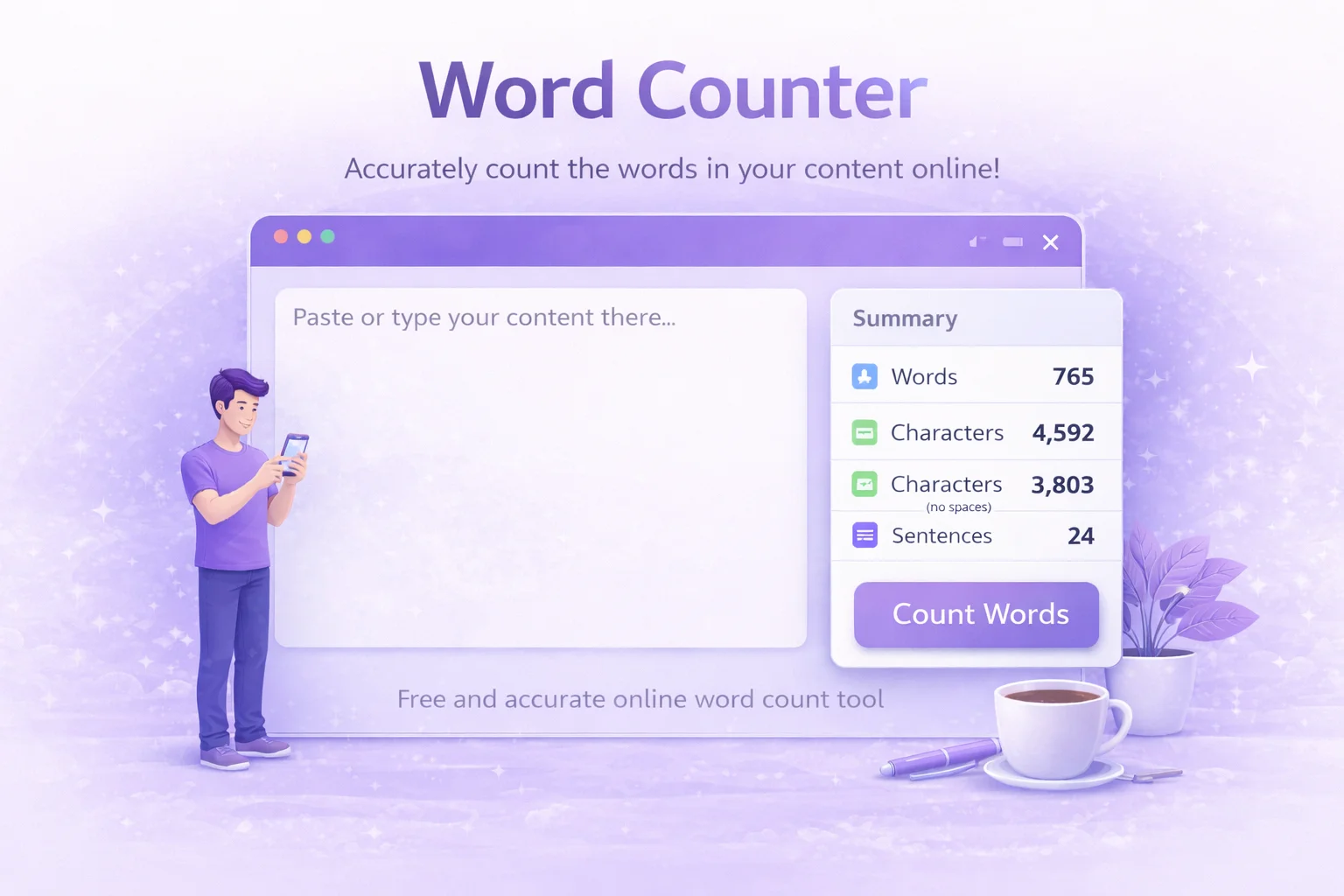 Online Word Counter Tool
